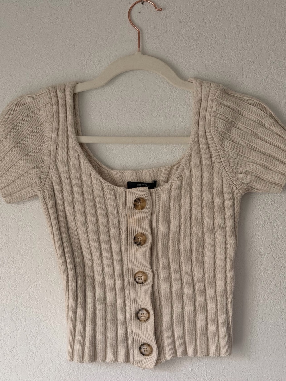 Cropped Knit Sweater